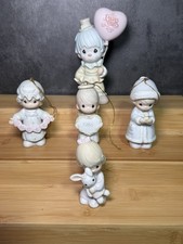 Precious Moments Figurines  Ornaments Lot Of 5 - Birthday Club, 1985, 1991