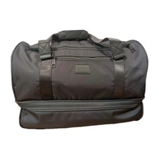 Calpak Stevyn Gray Traveling Duffel Bag Carry On Shoe Compartment 18x10x13