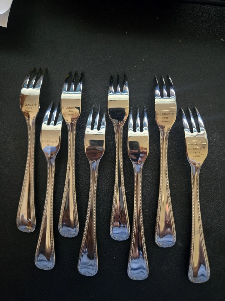 Tenedores de postre Lenox Vintage Jewel 18/10 8 Vietnam Foto 2 de 4