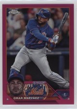 2023 Topps Chrome Update Magenta Refractor /399 Omar Narvaez Narváez #USC69 14wc