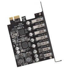 7-Port PCIE Expansion Card PCIE To USB3.2 Expansion Card 5Gbps High for PCp8