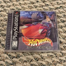 Hot Wheels: Turbo Racing (Sony PlayStation 1, PS1, 1999) Black Label ~ Complete