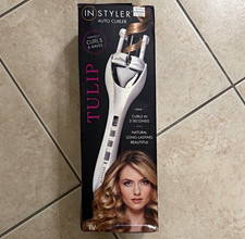 InStyler Tulip Auto Curler Hair Curling Iron, White, Women’s Styling Tool