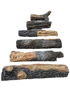 24" 21" 18" 17" 10" Premium Decorative Vented Gas Fireplace Logs (LOGS ONLY)