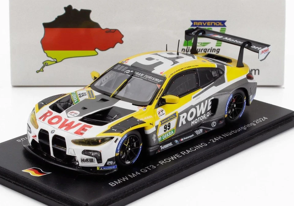 1/43 SPARK BMW 4-SERIES M4 GT3 TEAM ROWE RACING N 99 24h NURBURGRING 2024 - Immagine 2 di 2
