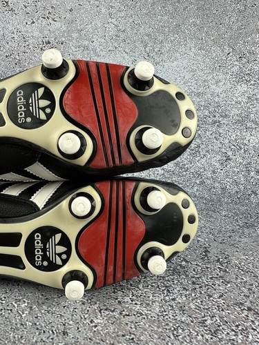 Adidas World Cup Vintage 80s Leather Soccer Football Boots France 39 1/3, 6 1/2 - Picture 17 of 21