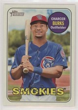 2018 Topps Heritage Minor League Edition Glossy Charcer Burks #62 h3a
