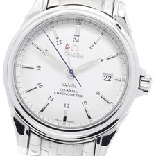 Omega De Ville Co-Axial GMT Date 4533.31 Silver TO3316464