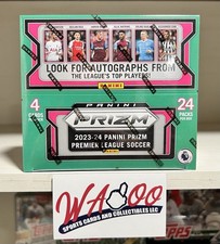 2023/24 Panini Prizm Premier League EPL Soccer 24 Pack Factory Sealed Retail Box