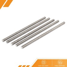 5Pcs M8 x 200mm Stainless Steel Fully Threaded Rods Fasteners Silver