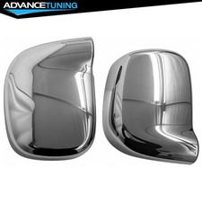 Fits 02-09 Dodge Ram 1500 2500 3500 Chrome Full Mirror Covers Cap Abs 2pcs Set