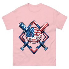 Baseball-Drip-American-Flag-Boys-Kids-Youth-4th-of-July-T-Shirt