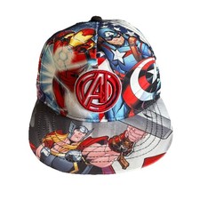 Gorra de béisbol The Avengers Marvel Comics Snapback negra roja talla única