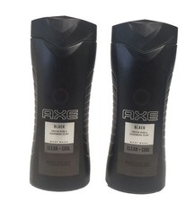 AXE Black 2 PACK Frozen Pear  Cedarwood 12H Refreshing Scent Body Wash 16oz NEW