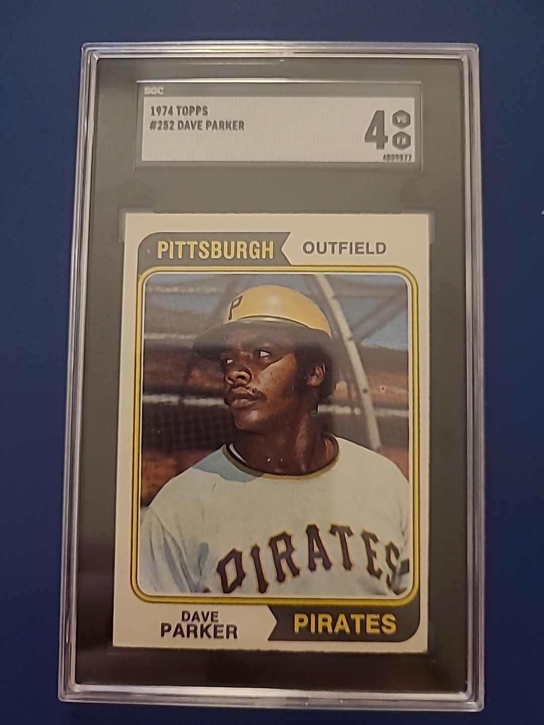 1974 Topps - Dave Parker #252 Graded SGC 4