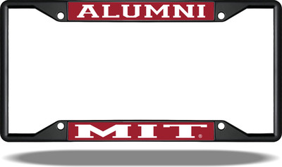 MIT ALUMNI License Black Plate Frame