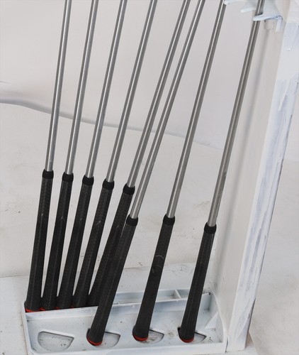 Taylormade M5 Iron Set 4-Pw, Aw Stiff Flex Kbs Steel 1202483 Good - Picture 4 of 5