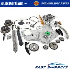 Timing Chain Kit & VCT Selenoid Actuator Gear Water Pump For GM Ecotec 2.2L 2.4L