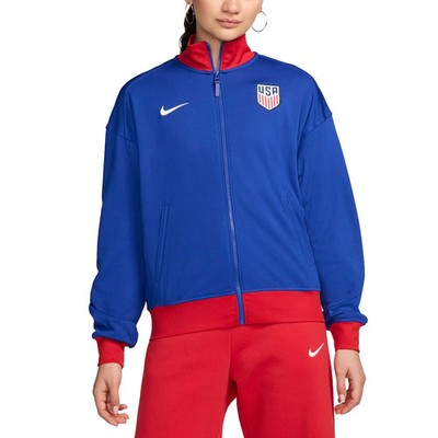 Brand NEW Nike Women s M Loose Fit USMNT USA Academy Pro Soccer Anthem Jacket!