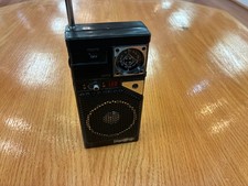 Vintage AM / FM Pocket Radio LED tuning indicator, Tested READ 