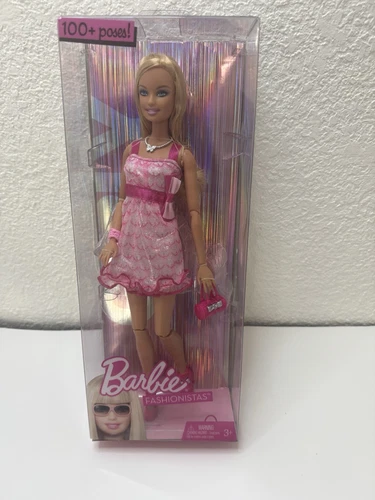 💥VINTAGE‼️Barbie Fashionistas "Girly"  Doll  Rare 2009 Mattel R9880 Open Box
