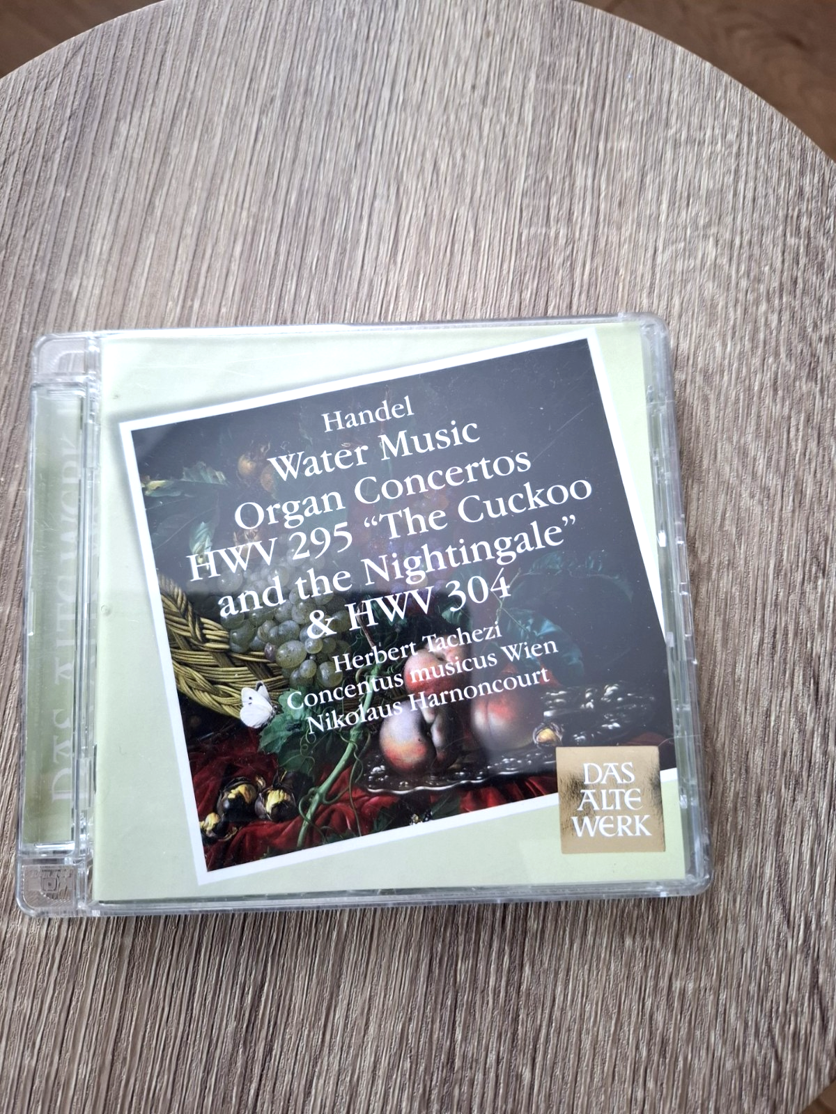 George Frideric Handel: Water Music, 2 Organ Concertos Nos. 13 & 15 CD