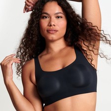 Pre Owned Women's EVELYN BOBBIE Black Scoop Bra Size L