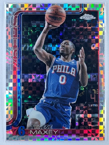 2025-26 Topps Chrome NBA X-FRACTOR, YOU PICK. Pay shipping on 1st card only