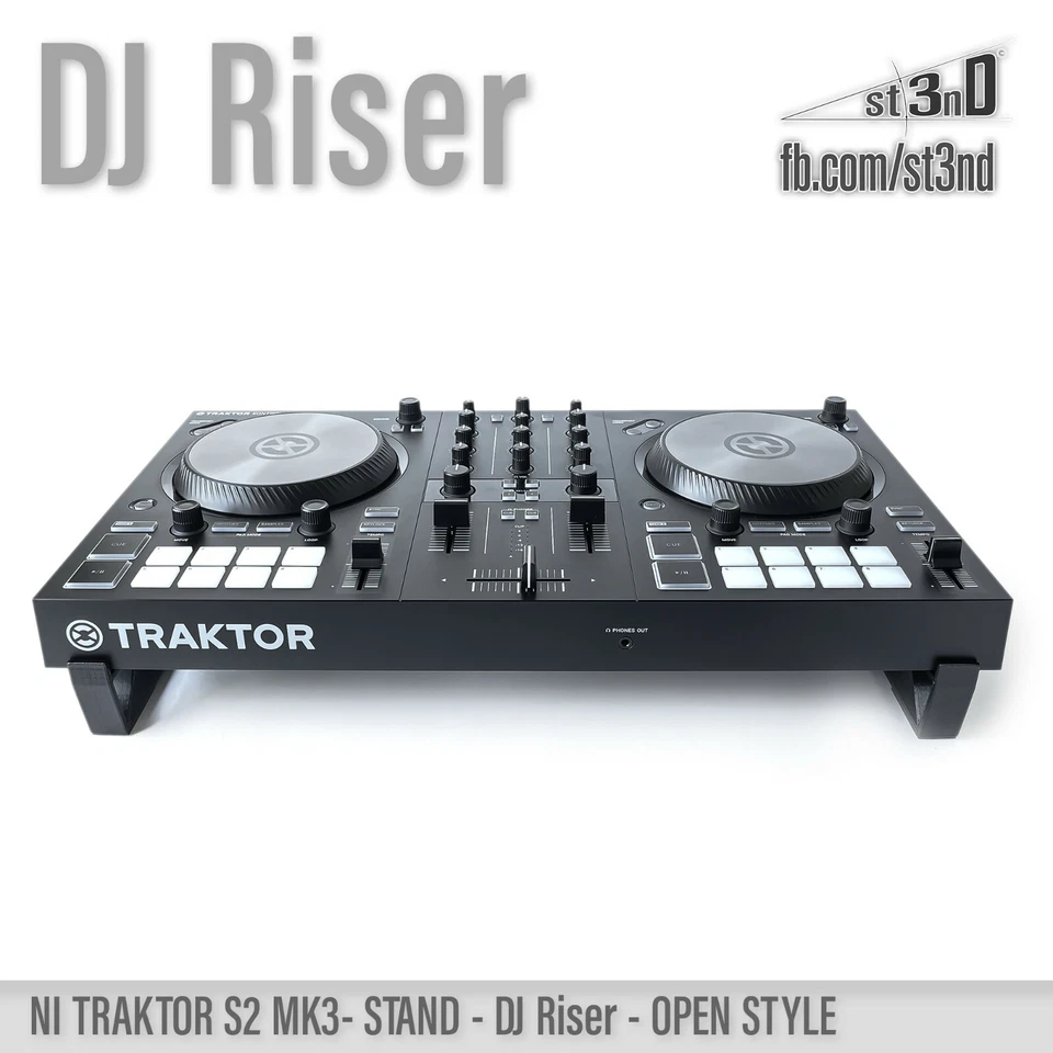 DJ RISER STAND for NI TRAKTOR S2 MK3 - Open Style - Image 4 of 4