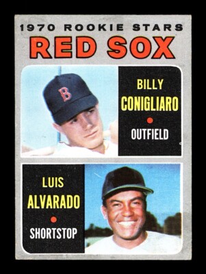 1970 TOPPS #317 BOSTON RED SOX ROOKIE STARS BILLY CONIGLIARO / LUIS ALVARADO RC 