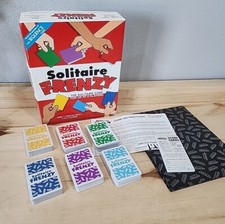 SOLITAIRE FRENZY The Solitaire Card/Board Game By Jax 2002 Pre-owned Complete