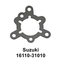 10 PK - SUZUKI GT750 GT550 GT380 OIL PUMP TOP Gasket 16110-31010 USA MADE