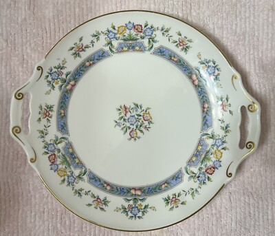 Vintage ''Royal Worcester'' 1981 Bone China 'Mayfield' Handled Cake Plate