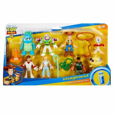 Disney Toy Story 4 Imaginext Deluxe Figure Set 8 Woody Bo Peep