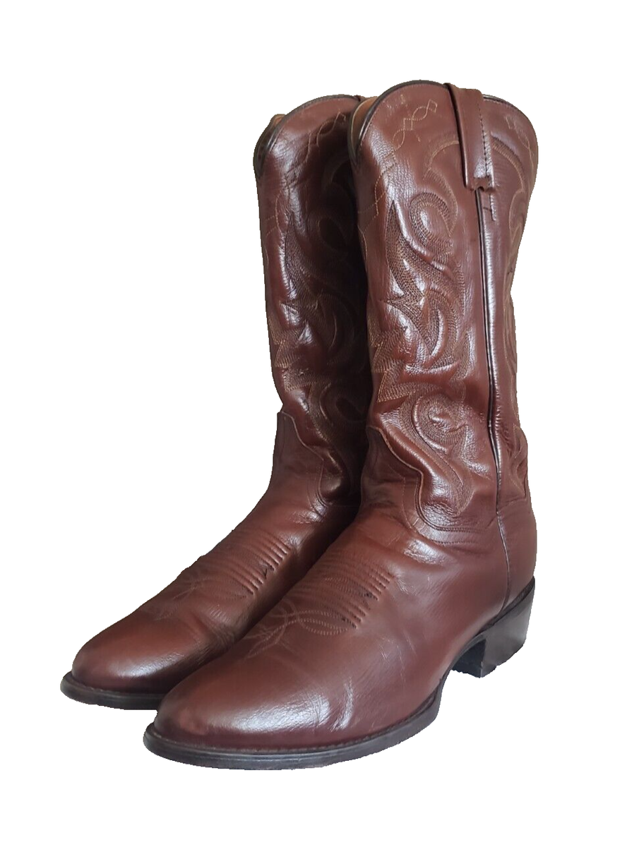 Dan Post Western Boots Men's Sz 10.5D Milwaukee Cowboy Tan Mignon