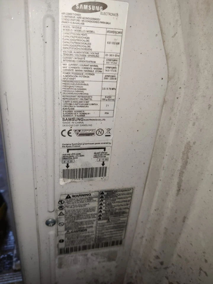 Samsung Klimaanlage Split RAC Set Heizen und Kühlen Gebraucht funktionstüchtig - Bild 4 von 4