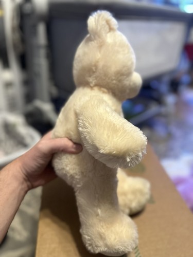 Build a Bear Tan Plush 15 Inch 10 2015 Stuffed Animal Toy Light Kids Teddy - Picture 4 of 5