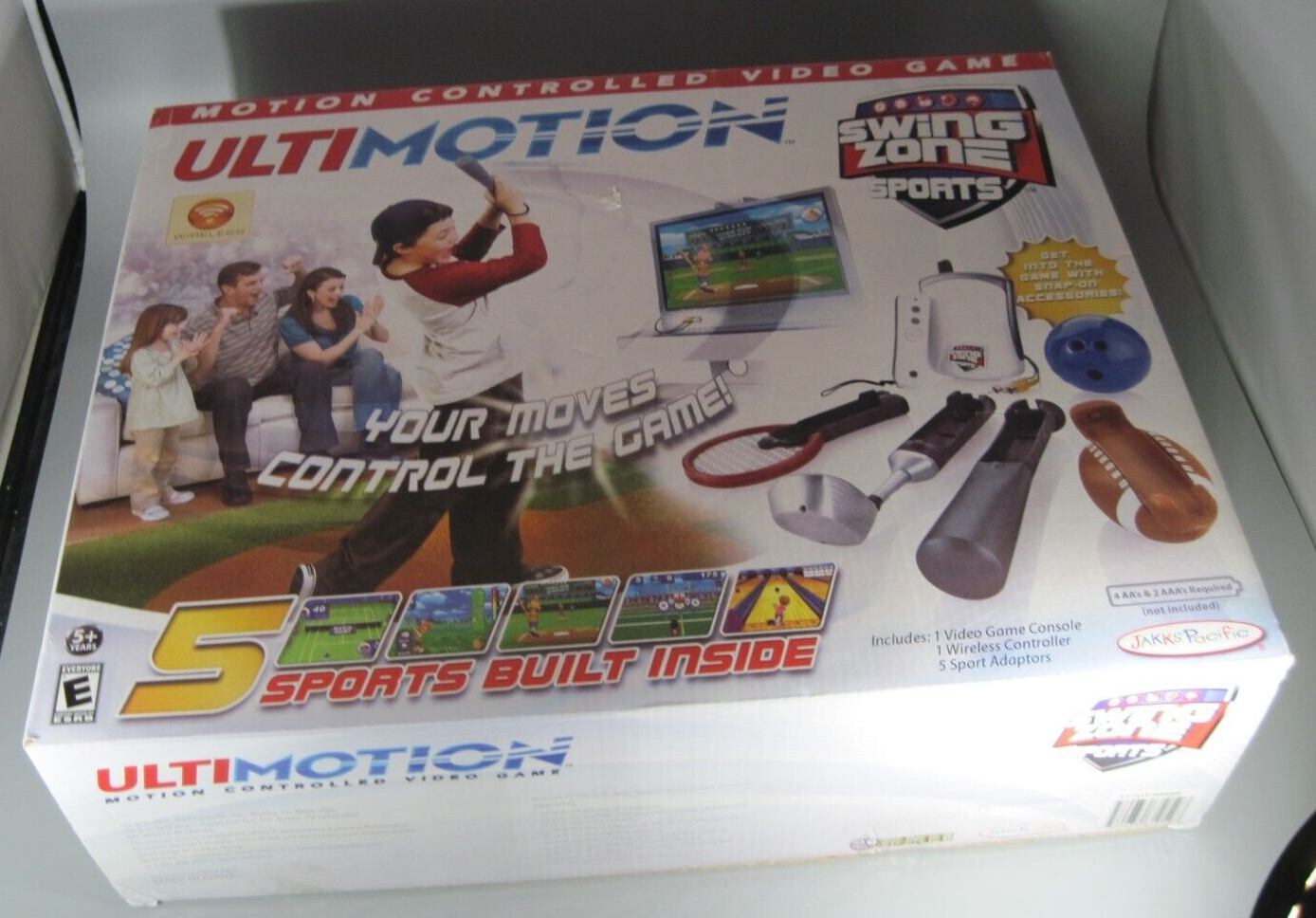 Jakks Pacific Ultimotion Swing Zone sports Motion controlled video Game