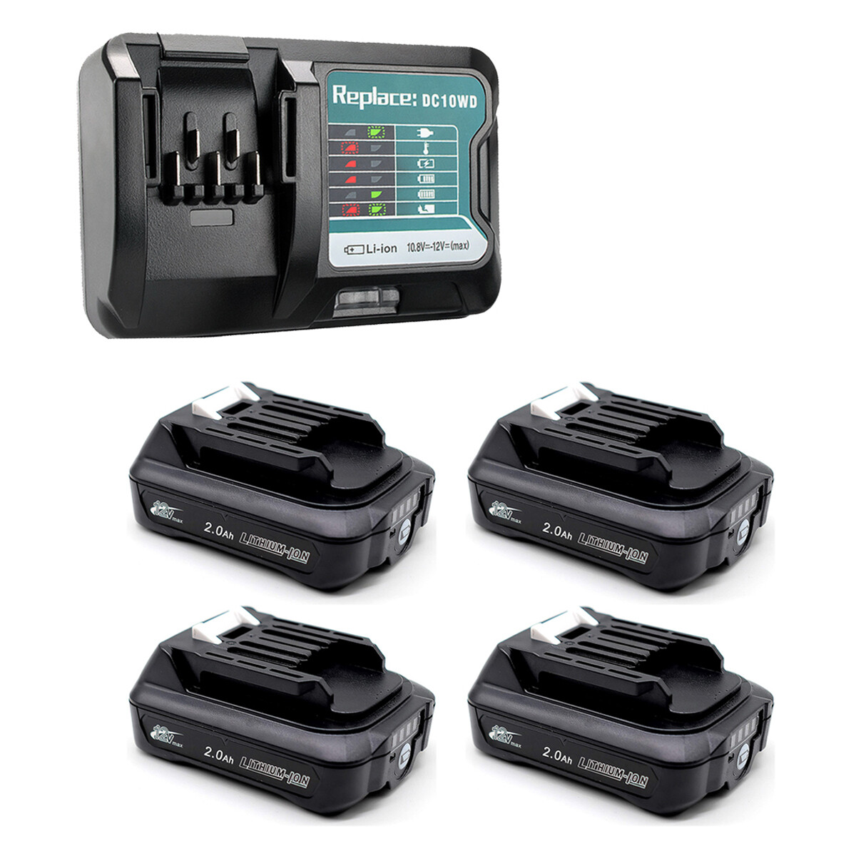 Bateria Li Ion Bl1041b Bl1021b Bl1016 12v 4a Para Makita