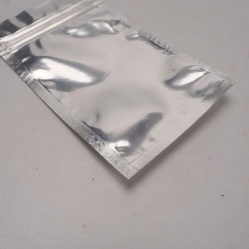 50PCS Aluminum Foil Pouch Packing Bag Zip Seal Mylar Self Seal Sliver 8.5X14cm - Picture 4 of 5