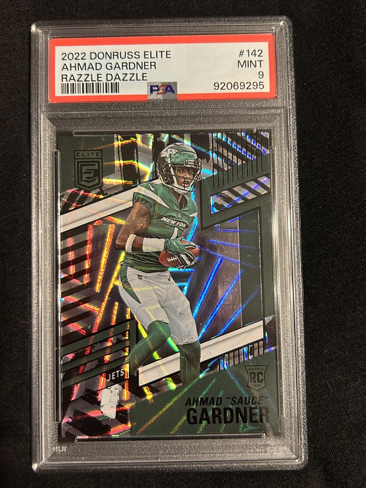 2022 Donruss Elite  Sauce Gardner Razzle Dazzle Mint 9 RC (population 1)