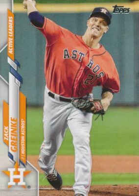 2020 Topps Update #U-191 ZACK GREINKE - Houston Astros