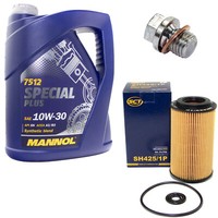 MotoröL ÖLfilter SH425/1P 10W30 5 Liter + ÖLablassschraube FüR Mercedes W203