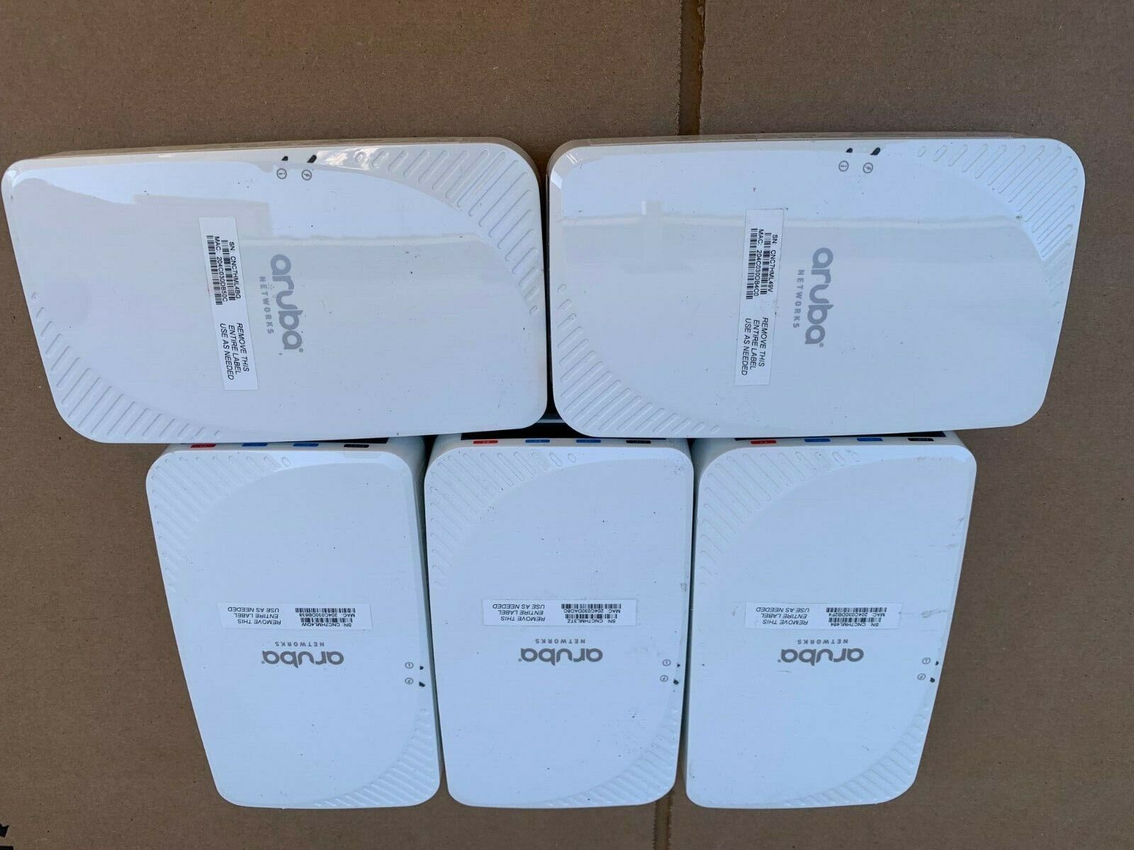 Lot of 5 Aruba Instant IAP-205H-US JW217A Wireless Access Point