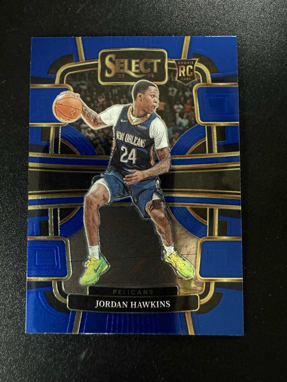 2023-24 Panini Select Jordan Hawkins Rookie Concourse Retail Blue #72 RC