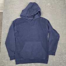 LULULEMON All Yours Hoodie Women 8 Navy Blue Pullover Fleece Cotton Athleisure