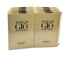 10 X Giorgio Armani Acqua di Gio ABSOLU EDP For Men Sample Spray 1.2ml / .04oz