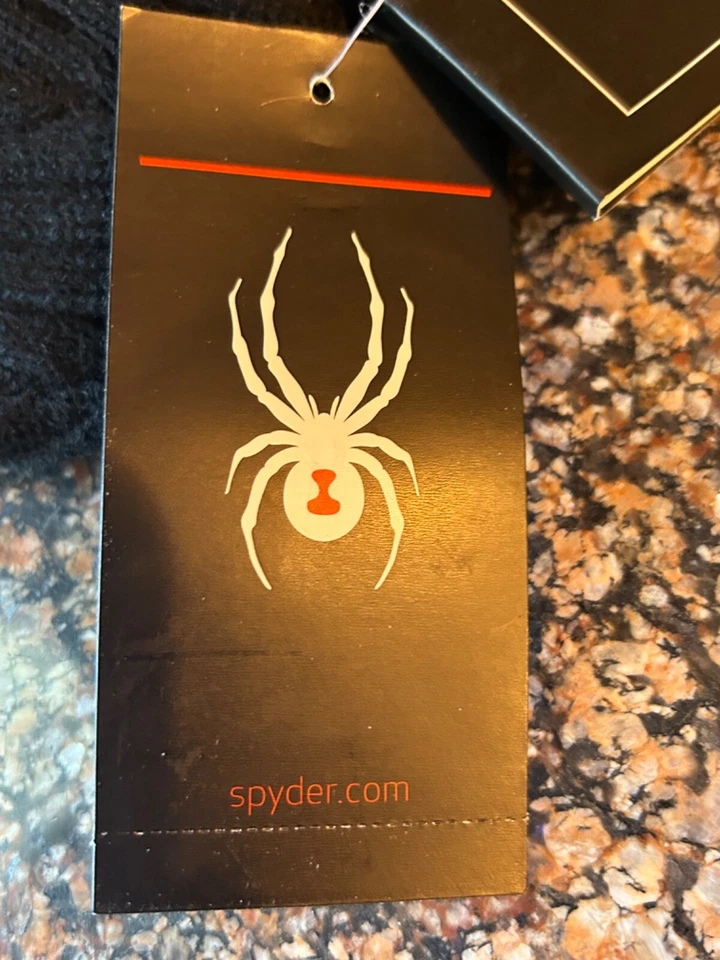 Gorro negro Spyder para hombre - forrado de vellón Foto 4 de 4