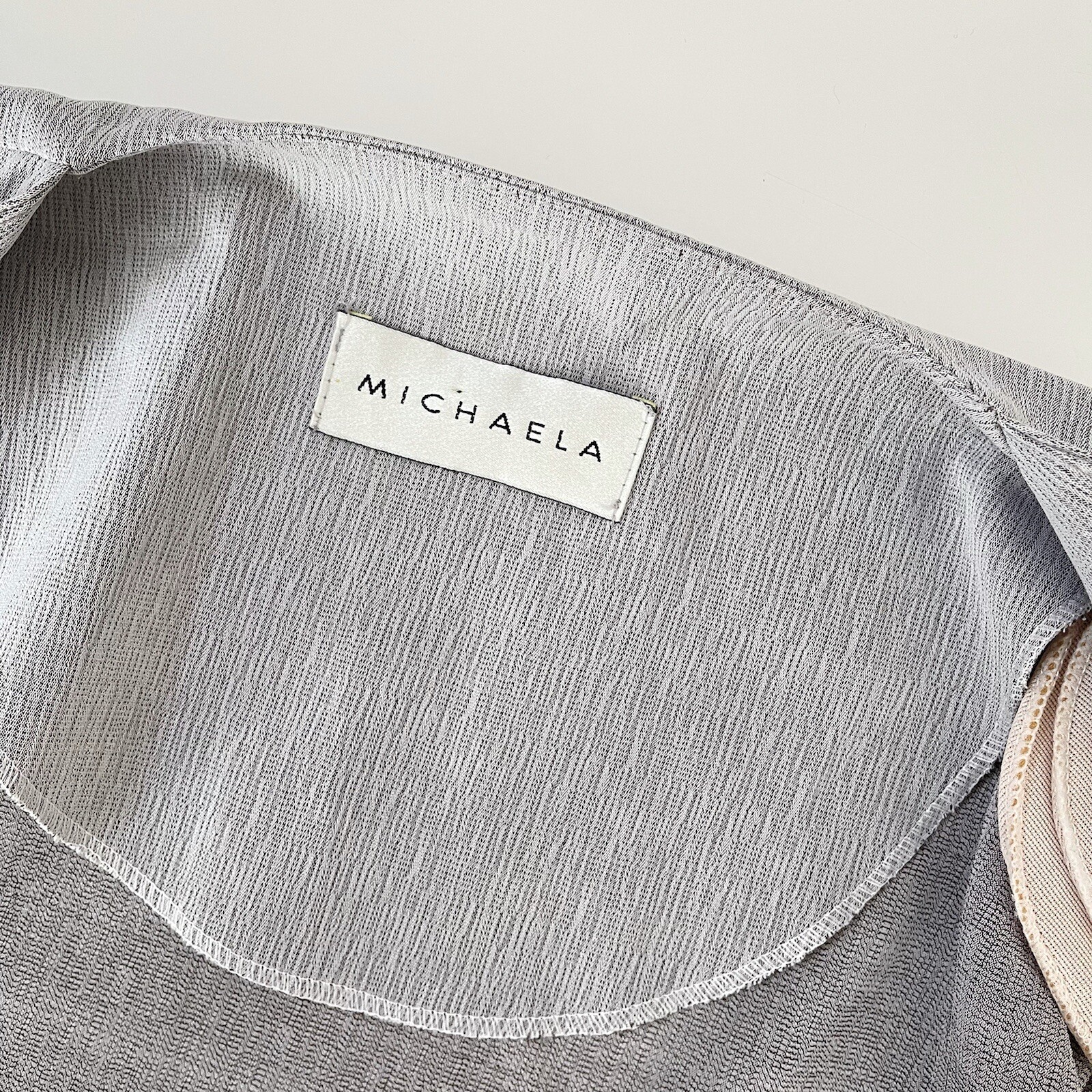 Vintage Michaela Womens Kimono Jacket Grey Embroidered Longline Shacket RRP £250 image 10