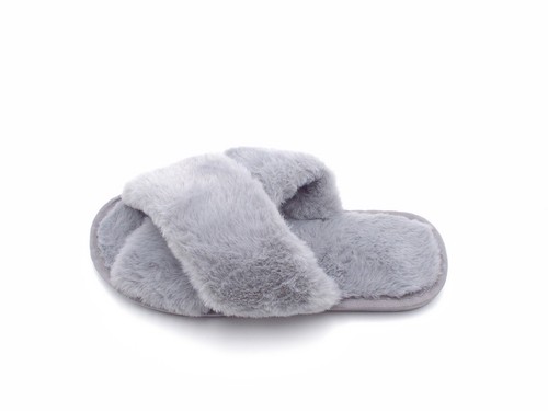 Zapatillas difusas para mujer Zapatillas para casa Banda cruzada Zapatillas para interiores y exteriores - Imagen 8 de 19